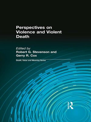 cover image of Perspectives on Violence and Violent Death